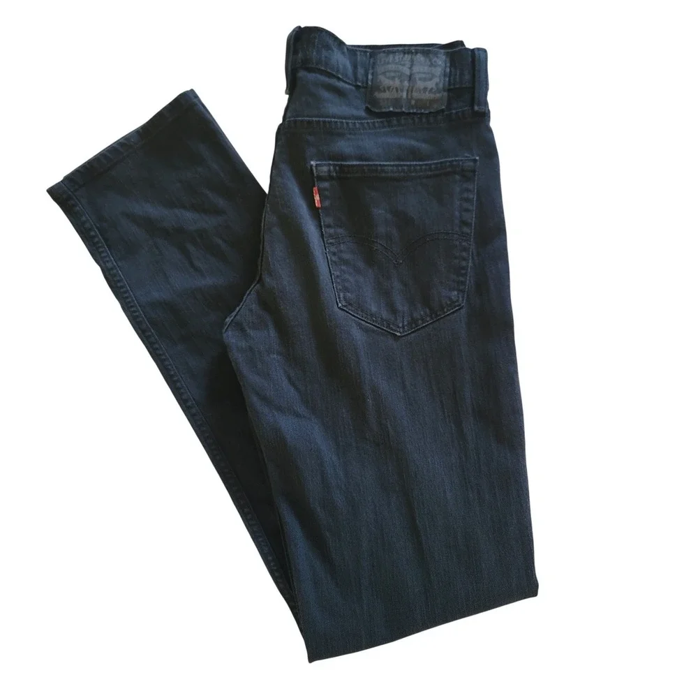 Levi's‎ 511 Slim Fit Jeans Mens 32x34 Dark Gray Charcoal Stretch Denim